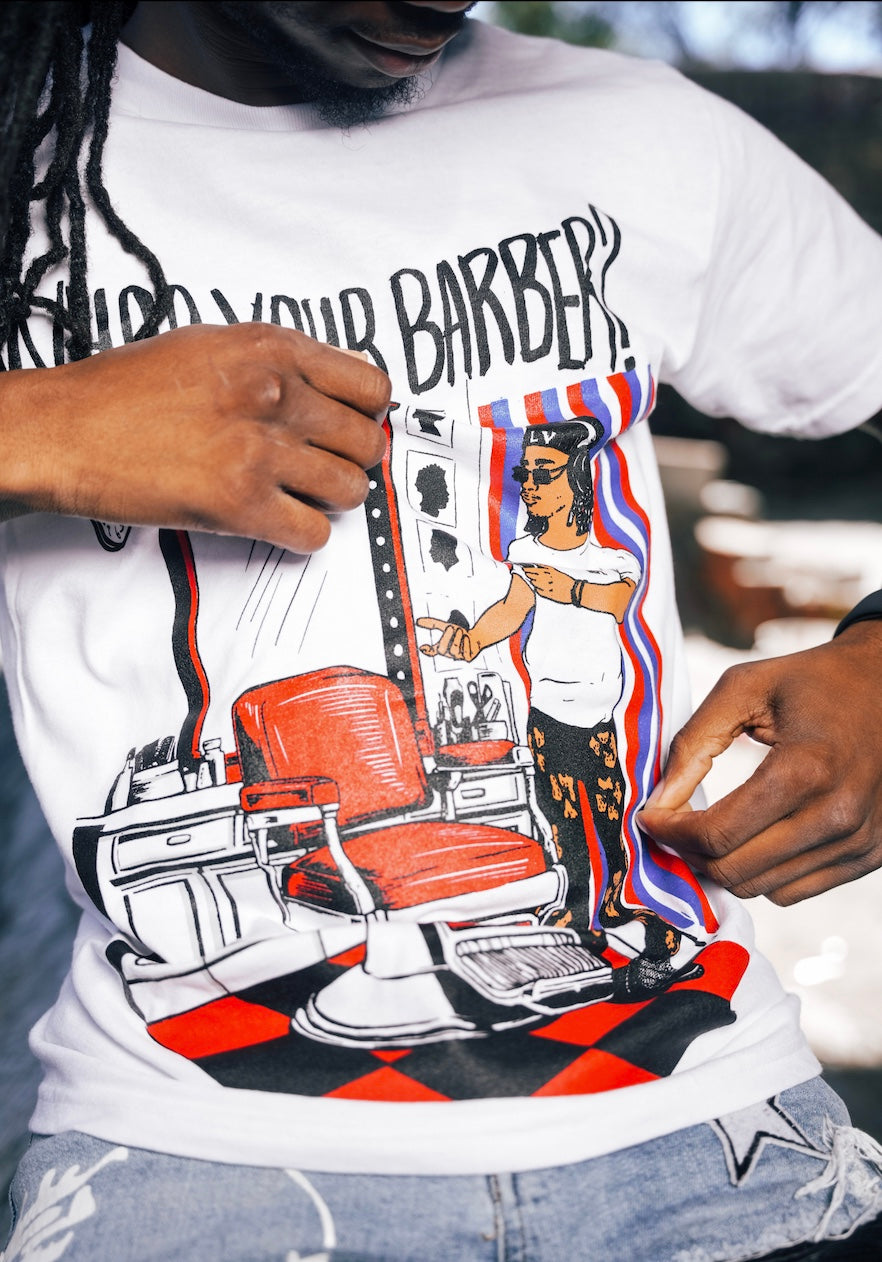 KMF Who’s Your Barber 3D Print T-shirt